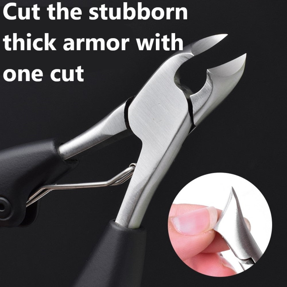 Black Toe Nail Clippers Nail Correction Thick Nails Ingrown Toenails